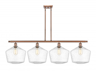 Cindyrella - 4 Light - 50 inch - Antique Copper - Stem hung - Island Light (3442|516-4I-AC-G654-12-LED)