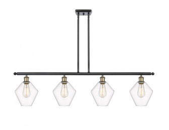 Cindyrella - 4 Light - 48 inch - Black Antique Brass - Stem hung - Island Light (3442|516-4I-BAB-G652-8-LED)