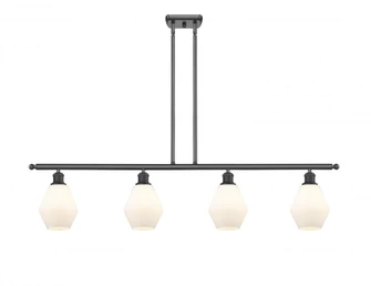 Cindyrella - 4 Light - 48 inch - Matte Black - Stem hung - Island Light (3442|516-4I-BK-G651-6)