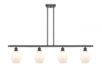 Cindyrella - 4 Light - 48 inch - Matte Black - Stem hung - Island Light (3442|516-4I-BK-G651-6-LED)