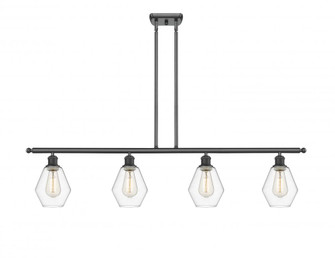 Cindyrella - 4 Light - 48 inch - Matte Black - Stem hung - Island Light (3442|516-4I-BK-G652-6-LED)
