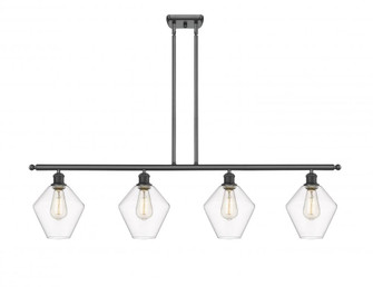 Cindyrella - 4 Light - 48 inch - Matte Black - Stem hung - Island Light (3442|516-4I-BK-G652-8)
