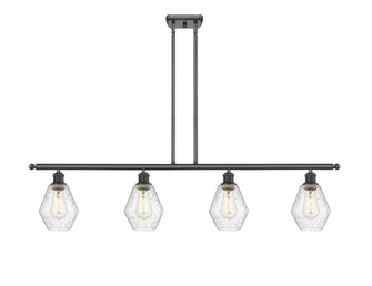 Cindyrella - 4 Light - 48 inch - Matte Black - Stem hung - Island Light (3442|516-4I-BK-G654-6)