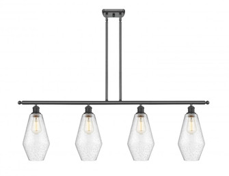 Cindyrella - 4 Light - 48 inch - Matte Black - Stem hung - Island Light (3442|516-4I-BK-G654-7-LED)