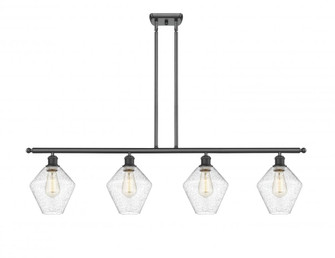 Cindyrella - 4 Light - 48 inch - Matte Black - Stem hung - Island Light (3442|516-4I-BK-G654-8)