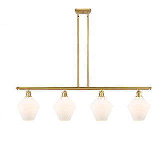 Cindyrella - 4 Light - 48 inch - Satin Gold - Stem hung - Island Light (3442|516-4I-SG-G651-8)
