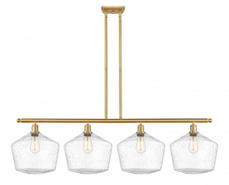 Cindyrella - 4 Light - 50 inch - Satin Gold - Stem hung - Island Light (3442|516-4I-SG-G654-12-LED)