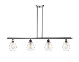 Cindyrella - 4 Light - 48 inch - Brushed Satin Nickel - Stem hung - Island Light (3442|516-4I-SN-G652-6-LED)