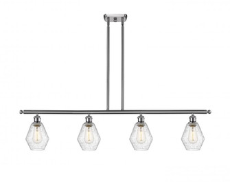 Cindyrella - 4 Light - 48 inch - Brushed Satin Nickel - Stem hung - Island Light (3442|516-4I-SN-G654-6)