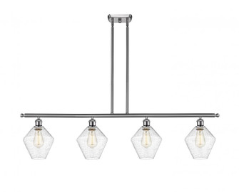 Cindyrella - 4 Light - 48 inch - Brushed Satin Nickel - Stem hung - Island Light (3442|516-4I-SN-G654-8-LED)