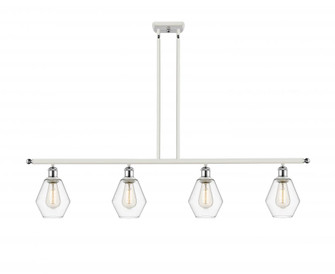 Cindyrella - 4 Light - 48 inch - White Polished Chrome - Stem hung - Island Light (3442|516-4I-WPC-G652-6)