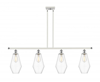 Cindyrella - 4 Light - 48 inch - White Polished Chrome - Stem hung - Island Light (3442|516-4I-WPC-G652-7)