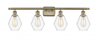 Cindyrella - 4 Light - 36 inch - Antique Brass - Bath Vanity Light (3442|516-4W-AB-G652-6-LED)