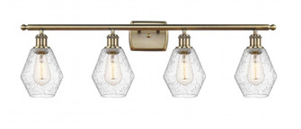 Cindyrella - 4 Light - 36 inch - Antique Brass - Bath Vanity Light (3442|516-4W-AB-G654-6-LED)