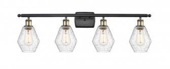 Cindyrella - 4 Light - 36 inch - Black Antique Brass - Bath Vanity Light (3442|516-4W-BAB-G654-6)