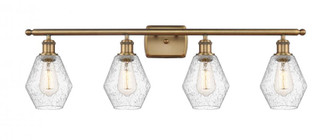 Cindyrella - 4 Light - 36 inch - Brushed Brass - Bath Vanity Light (3442|516-4W-BB-G654-6-LED)