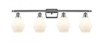 Cindyrella - 4 Light - 36 inch - Polished Chrome - Bath Vanity Light (3442|516-4W-PC-G651-6)