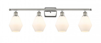 Cindyrella - 4 Light - 36 inch - Polished Nickel - Bath Vanity Light (3442|516-4W-PN-G651-6-LED)