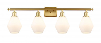 Cindyrella - 4 Light - 36 inch - Satin Gold - Bath Vanity Light (3442|516-4W-SG-G651-6-LED)