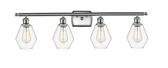Cindyrella - 4 Light - 36 inch - Brushed Satin Nickel - Bath Vanity Light (3442|516-4W-SN-G652-6)