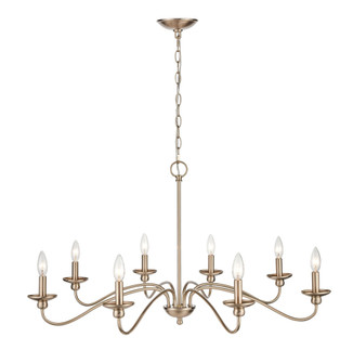 Delvona 8-Light Chandelier Ceiling Light Modern Gold (670|4388-MG)