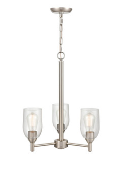 Arlett 3-Light Chandelier Ceiling Light Brushed Nickel (670|4983-BN)