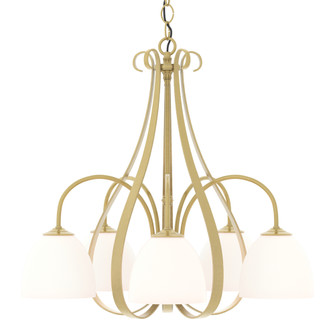 Sweeping Taper 5 Arm Chandelier (65|101445-SKT-86-GG0001)