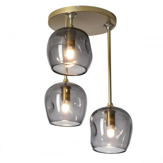 Ume 3-Light Semi-Flush (65|121373-SKT-05-FD0710)