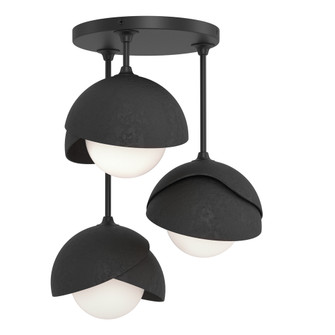 Brooklyn 3-Light Double Shade Semi-Flush (65|121374-SKT-10-10-GG0711)
