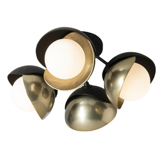 Brooklyn 4-Light Double Shade Semi-Flush (65|121376-SKT-05-05-GG0711)