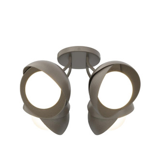 Brooklyn 4-Light Double Shade Semi-Flush (65|121376-SKT-07-07-GG0711)