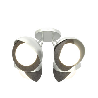 Brooklyn 4-Light Double Shade Semi-Flush (65|121376-SKT-82-20-GG0711)