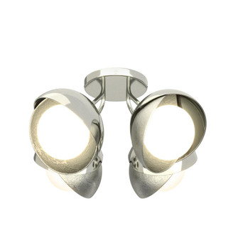 Brooklyn 4-Light Double Shade Semi-Flush (65|121376-SKT-85-85-GG0711)