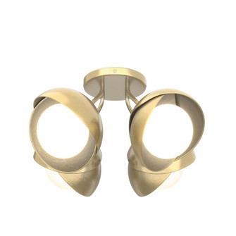 Brooklyn 4-Light Double Shade Semi-Flush (65|121376-SKT-86-86-GG0711)