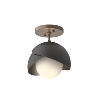 Brooklyn 1-Light Double Shade Semi-Flush (65|121377-SKT-05-10-GG0711)