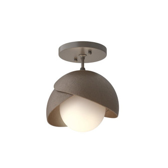 Brooklyn 1-Light Double Shade Semi-Flush (65|121377-SKT-07-05-GG0711)