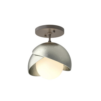 Brooklyn 1-Light Double Shade Semi-Flush (65|121377-SKT-07-85-GG0711)