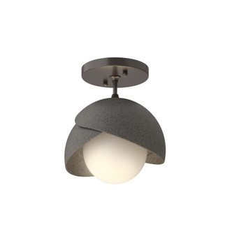 Brooklyn 1-Light Double Shade Semi-Flush (65|121377-SKT-14-20-GG0711)