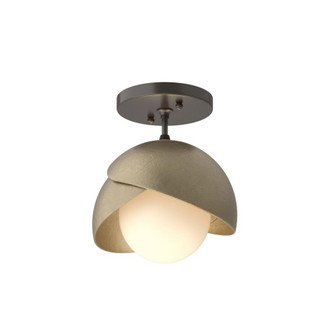 Brooklyn 1-Light Double Shade Semi-Flush (65|121377-SKT-14-84-GG0711)