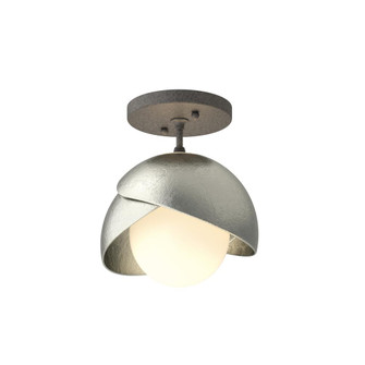 Brooklyn 1-Light Double Shade Semi-Flush (65|121377-SKT-20-85-GG0711)