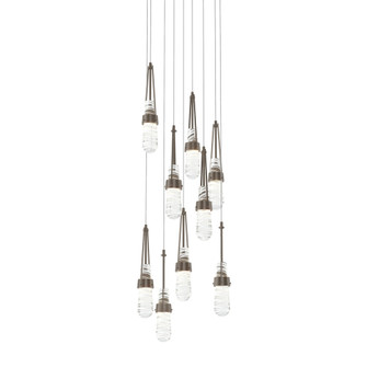 Link 9-Light Blown Glass Pendant (65|131100-SKT-LONG-05-YJ0434)