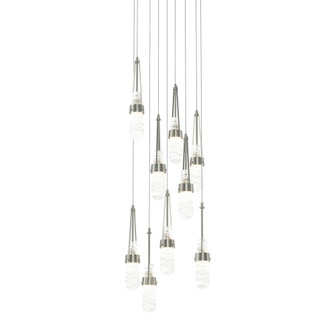 Link 9-Light Blown Glass Pendant (65|131100-SKT-LONG-85-YJ0434)