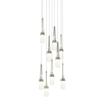 Link 9-Light Blown Glass Pendant (65|131100-SKT-LONG-85-YG0434)