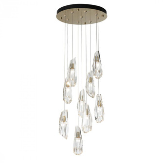 Luma 9-Light Large Crystal Pendant (65|131101-SKT-LONG-86-CR)