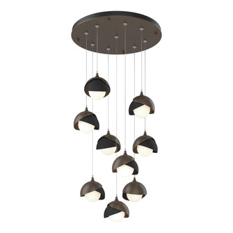 Brooklyn 9-Light Double Shade Pendant (65|131105-SKT-STND-05-10-GG0711)