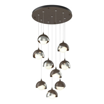 Brooklyn 9-Light Double Shade Pendant (65|131105-SKT-STND-05-85-GG0711)