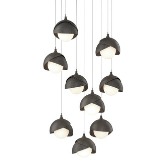 Brooklyn 9-Light Double Shade Pendant (65|131105-SKT-LONG-07-20-GG0711)