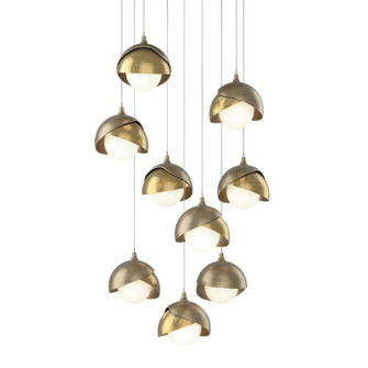 Brooklyn 9-Light Double Shade Pendant (65|131105-SKT-LONG-84-86-GG0711)