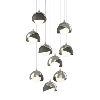 Brooklyn 9-Light Double Shade Pendant (65|131105-SKT-LONG-85-20-GG0711)