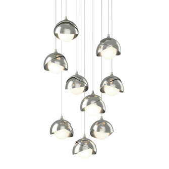 Brooklyn 9-Light Double Shade Pendant (65|131105-SKT-LONG-85-85-GG0711)